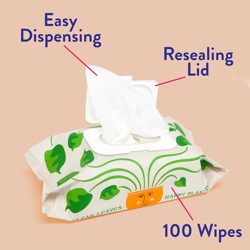 Toallitas Naturales para Plantas de Interior Naturalings – 100 Toallitas Limpiadoras de Hojas con Menta Natural, Elimina el Polvo y Restaura el - imagen 4