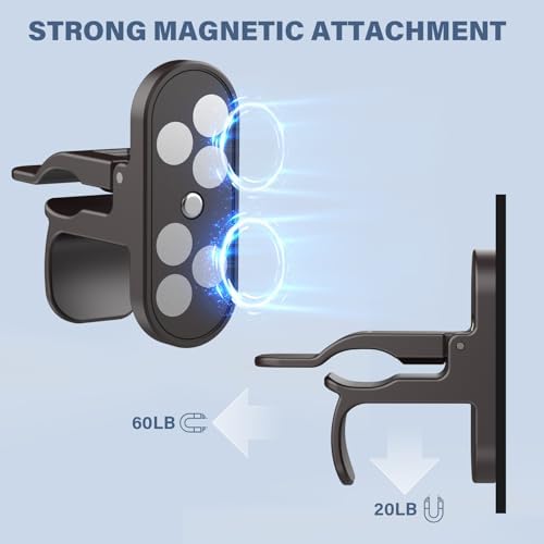 Soporte Magnético para Cigarros DoohowCase, Uso con una Mano, Clip Universal con Pads Adhesivos, Compatible con Anillos de 70, Accesorio de Zinc - imagen 2