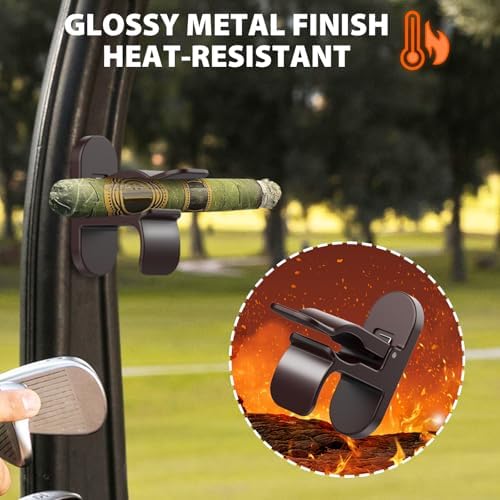 Soporte Magnético para Cigarros DoohowCase, Uso con una Mano, Clip Universal con Pads Adhesivos, Compatible con Anillos de 70, Accesorio de Zinc - imagen 5