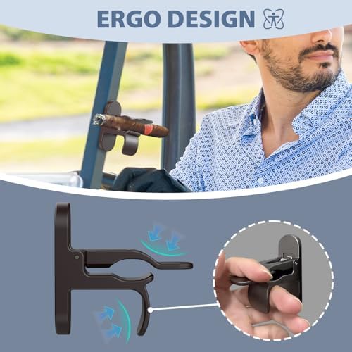 Soporte Magnético para Cigarros DoohowCase, Uso con una Mano, Clip Universal con Pads Adhesivos, Compatible con Anillos de 70, Accesorio de Zinc - imagen 6
