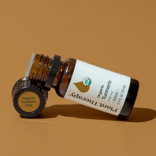 Aceite Esencial de Cúrcuma CO2 Orgánico Certificado USDA Plant Therapy 10 mL (1/3 oz) 100% Puro, Sin Diluir, Apoya la Digestión Saludable - imagen 6