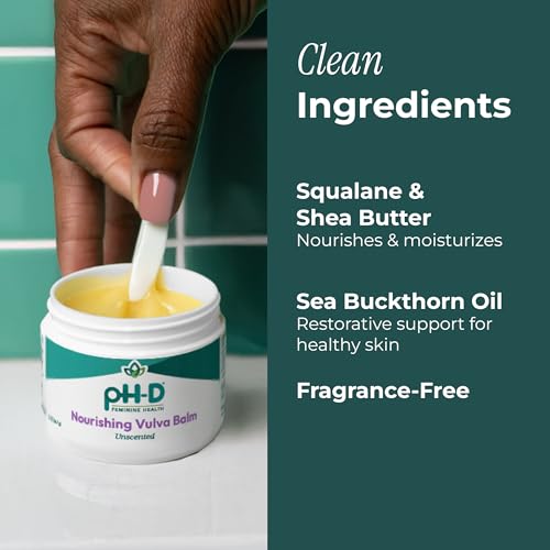 Bálsamo Nutritivo pH-D para la Salud Femenina - Hidratante para Vulva, Apoyo en Menopausia - Reduce la Sequedad Vulvar - 2 oz - imagen 4