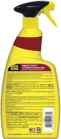 Goo Gone Limpiador y Desengrasante Pesado en Spray con Paño de Microfibra – Elimina Grasa, Aceite y Suciedad - 32 Oz (1 Paquete + Paño) - imagen 2