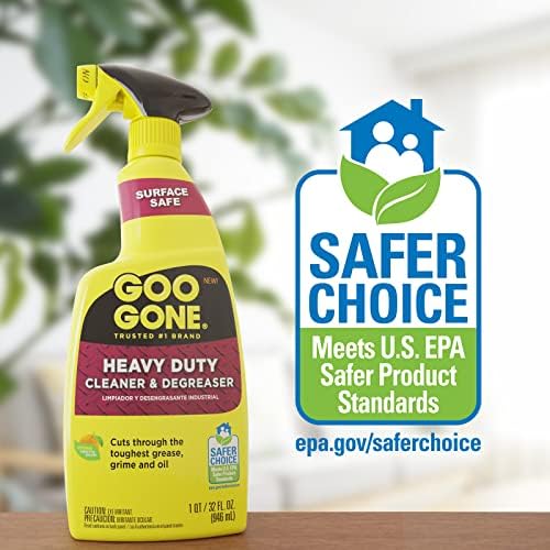 Goo Gone Limpiador y Desengrasante Pesado en Spray con Paño de Microfibra – Elimina Grasa, Aceite y Suciedad - 32 Oz (1 Paquete + Paño) - imagen 6