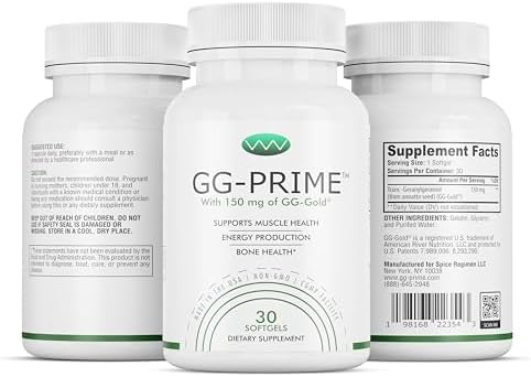 Suplemento GG-™ de Geranilgeraniol – 150mg GG-Gold® de Annatto – Apoya la Producción de CoQ10, Salud Muscular y Ósea – 30 Softgels - imagen 3