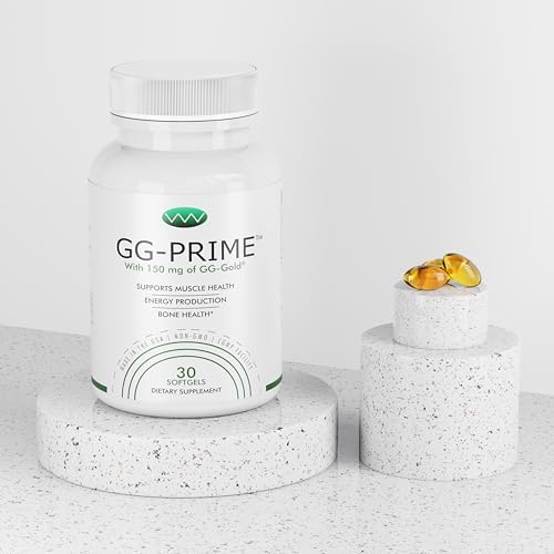 Suplemento GG-™ de Geranilgeraniol – 150mg GG-Gold® de Annatto – Apoya la Producción de CoQ10, Salud Muscular y Ósea – 30 Softgels - imagen 4