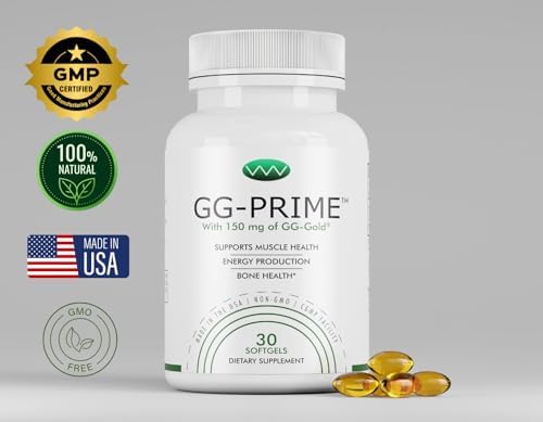 Suplemento GG-™ de Geranilgeraniol – 150mg GG-Gold® de Annatto – Apoya la Producción de CoQ10, Salud Muscular y Ósea – 30 Softgels - imagen 6