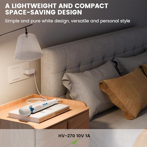 Cargador de Repuesto HV270 Compatible con Masajeador Inalámbrico Hitachi Magic Wand HV-270, Adaptador de Corriente (SOLO para HV270) - imagen 3