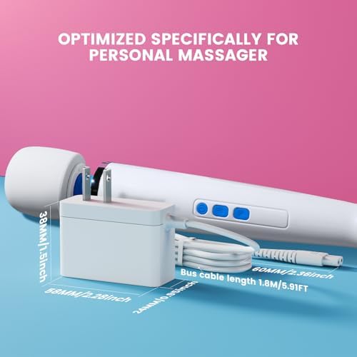 Cargador de Repuesto HV270 Compatible con Masajeador Inalámbrico Hitachi Magic Wand HV-270, Adaptador de Corriente (SOLO para HV270) - imagen 6