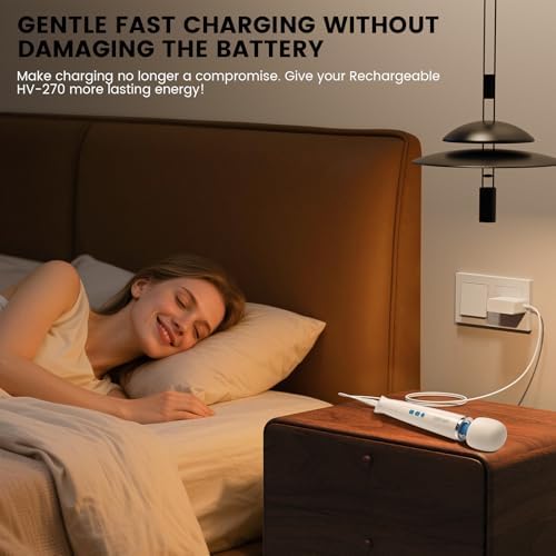 Cargador de Repuesto HV270 Compatible con Masajeador Inalámbrico Hitachi Magic Wand HV-270, Adaptador de Corriente (SOLO para HV270) - imagen 7