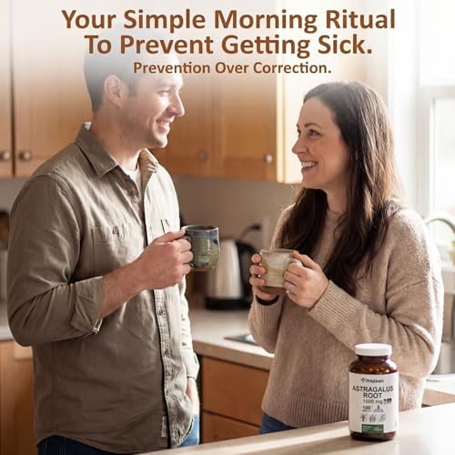 Suplemento de Raíz de Astrágalo PRISTINE - Cápsulas de 1000mg - Suministro para 90 Días - Apoyo Inmunológico - Adaptógeno Herbal - Salud Cardiaca y - imagen 7