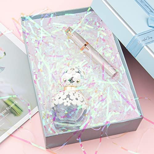 Relleno para Cesta de Regalo Caleihd 1LB, Papel de Confeti Iridiscente para Decorar Cajas y Bolsas en Navidad, Bodas, Cumpleaños y Más (3MM) - imagen 4