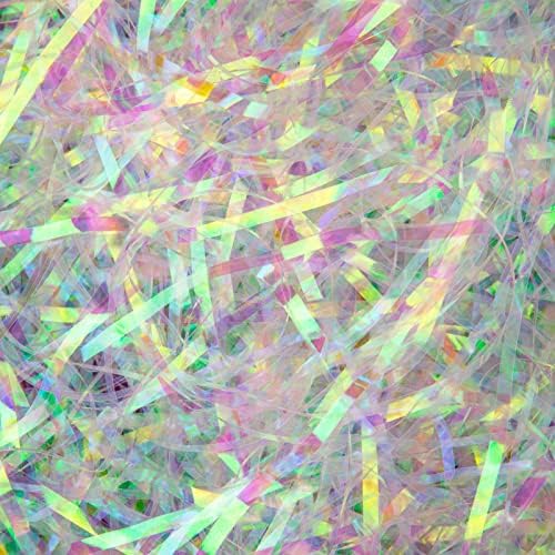 Relleno para Cesta de Regalo Caleihd 1LB, Papel de Confeti Iridiscente para Decorar Cajas y Bolsas en Navidad, Bodas, Cumpleaños y Más (3MM) - imagen 7