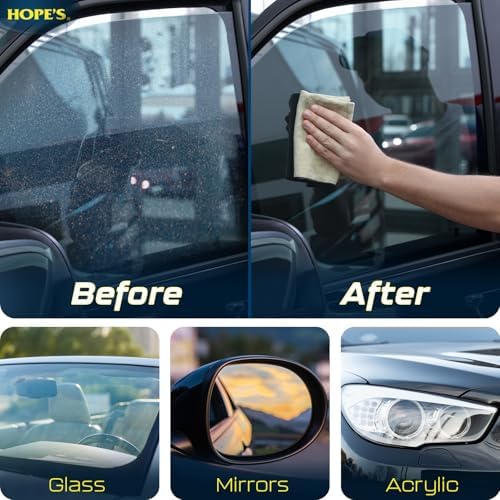 Limpiador de Cristales Automotriz HOPE'S Perfect Glass - Sin Rayas, Seguro para Tintado, 23 Fl Oz, Elimina Manchas y Suciedad de Carretera, Paquete - imagen 4