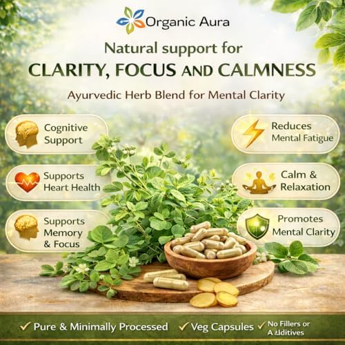 Cápsulas Orgánicas Aura Brahmi - 120 Contenidos. Fortalece Naturalmente la Inmunidad y la Memoria. Superalimento Verde Integral. Sin OGM - Sin Gluten. - imagen 4