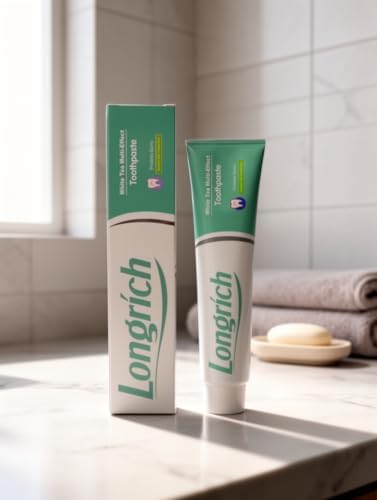 Pasta de Dientes Longrich Té Blanco Multi-efecto, Libre de Flúor - imagen 3