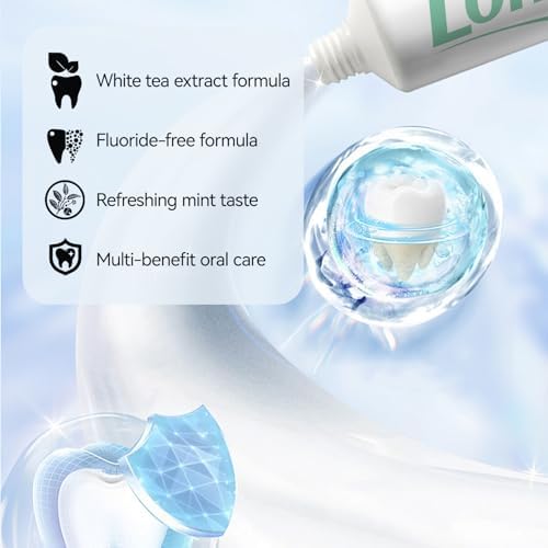 Pasta de Dientes Longrich Té Blanco Multi-efecto, Libre de Flúor - imagen 6