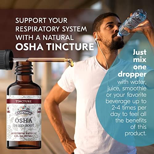 Extracto Líquido de OSHA para Soporte Respiratorio, Tintura Orgánica de OSHA, Desintoxicación Natural de Pulmones 2 Fl Oz - imagen 2