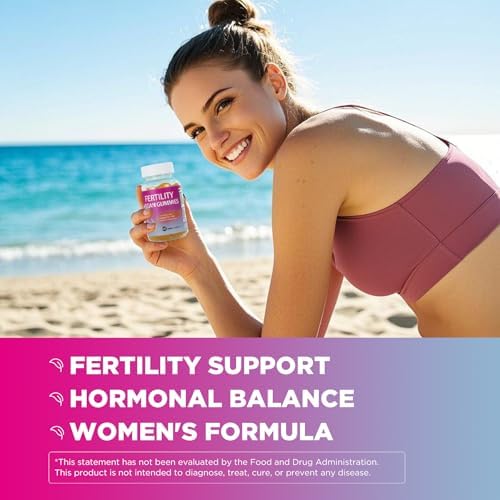 Gomitas de Fertilidad para Mujeres, Ácido Fólico para Concepción Rápida, 60 Gummies que Apoyan el Equilibrio Hormonal, Ovulación y Ciclo Menstrual - imagen 3