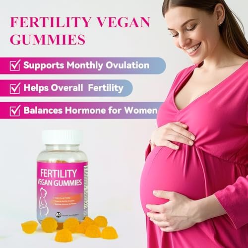 Gomitas de Fertilidad para Mujeres, Ácido Fólico para Concepción Rápida, 60 Gummies que Apoyan el Equilibrio Hormonal, Ovulación y Ciclo Menstrual - imagen 4