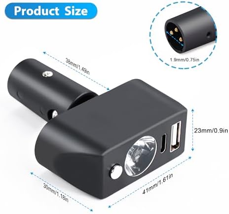 Accesorios para Silla de Ruedas Eléctrica con Luz LED, Controlador de Iluminación Nocturna Ajustable, Conector XLR de 3 Pines, Alta Brillantez - imagen 6