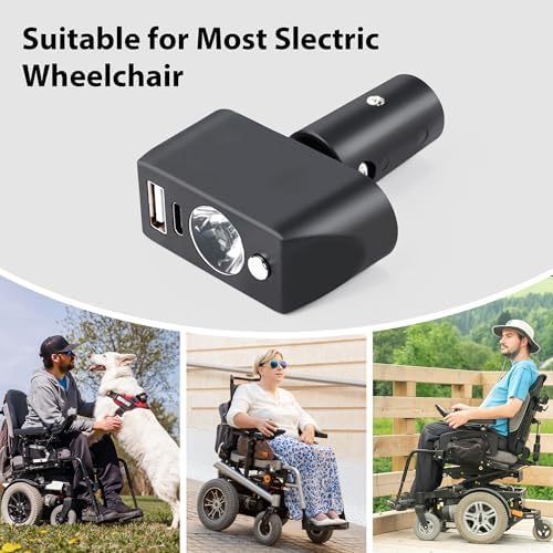 Accesorios para Silla de Ruedas Eléctrica con Luz LED, Controlador de Iluminación Nocturna Ajustable, Conector XLR de 3 Pines, Alta Brillantez - imagen 8