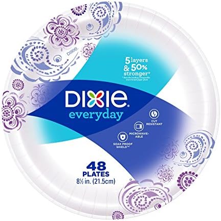 Platos Dixie de 8 1/2 pulgadas, paquete de 48 (2 paquetes) - imagen 1