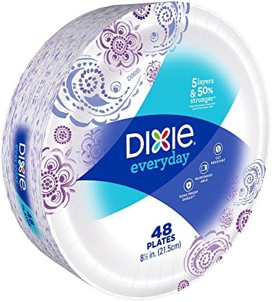 Platos Dixie de 8 1/2 pulgadas, paquete de 48 (2 paquetes) - imagen 2