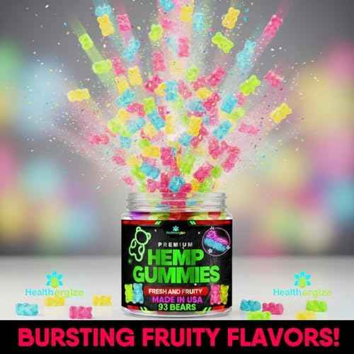 Gomitas de Cáñamo para Sueño Profundo - Calmantes y Tranquilizantes - 93 Unidades de Caramelos de Goma con Aceite de Cáñamo - Hecho en EE. UU. - imagen 5
