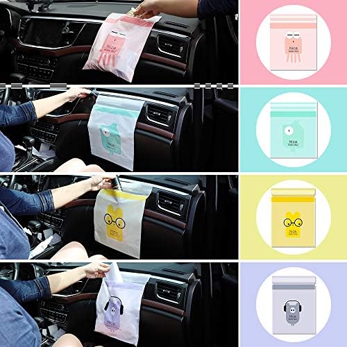 Bolsa de Basura Desechable de 60 Piezas, Impermeable, Ideal para Autos, Cocina, Dormitorios, Viajes y Oficina, Práctica y Duradera - imagen 4
