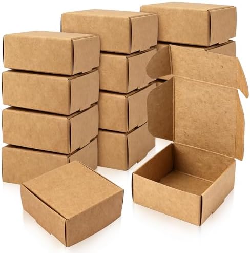 Cajas de Regalo Mini BadenBach 100 Piezas, 2.16 x 2.16 x 0.98, Cajas de Cartón para Joyería, Perfectas para Jabones, Manualidades y Fiestas - imagen 7