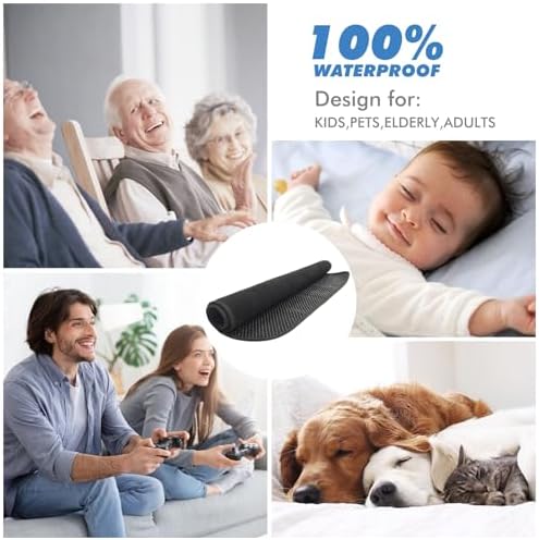 Cojines Impermeables Jotogoyob para Incontinencia, Fundas para Sillas de Ancianos, Pacientes, Niños y Mascotas - Protectores de Silla para Cama, - imagen 3