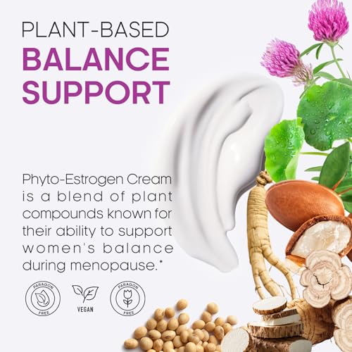 Crema de Estrógeno Siltamu para Mujeres - Soporte para la Menopausia, Hidratante con Pueraria Mirifica, Isoflavonas de Soja y Manteca de Karité - - imagen 2
