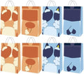 Bolsas de Fiesta de Cumpleaños para Perros Adikoo Azules, Paquete de 20, Bolsas de Regalo de Caricatura para Suministros y Decoraciones de Cumpleaños - imagen 1
