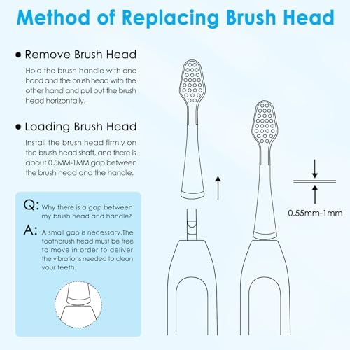 Cabezas de Repuesto para Cepillo de Dientes (3 Piezas) Compatibles con Waterpik Complete Care 5.0/9.0 (CC-01/WP-861) con Raspador de Lengua, STRB-3WW - imagen 5