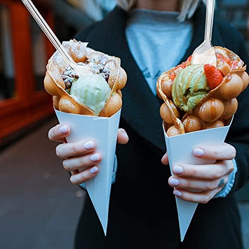 Cucharas de Plástico Transparentes de Mango Largo 200 Pzs de 7.08 Pulgadas para Helados, Malteadas y Bebidas Altas - imagen 6