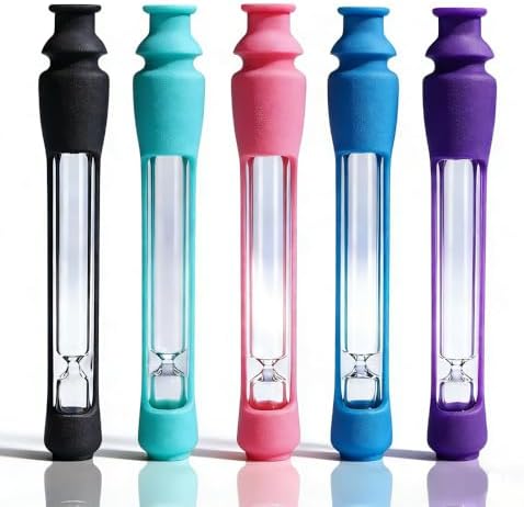 Juego de 5 Pipas de Tabaco One Hitter, Kit de Accesorios Portátil, Diseño Actualizado para Fácil Limpieza, Kit Premium - imagen 5