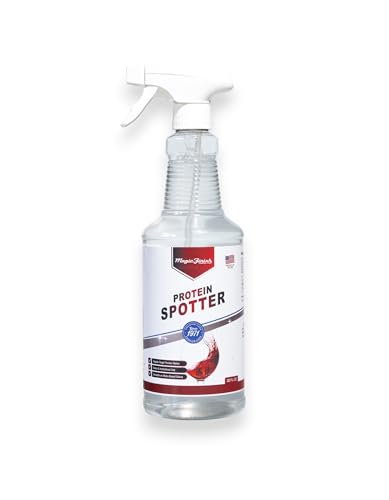 Magic Finish Protein Spotter (32 Oz) – Potente Spray Quitamanchas para Tela y Alfombra – Elimina Manchas de Sangre, Orina de Mascotas, Vómito, Comida - imagen 1