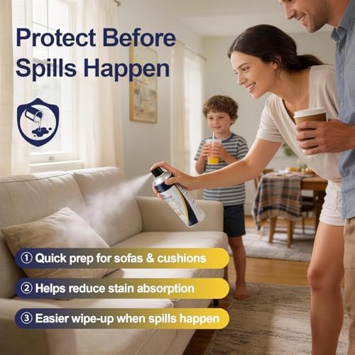 Spray Protector Impermeable KEFPO: Protección Invisible para Tapicería y Lino - Repele Manchas para Sofás y Telas (6.76oz) - imagen 4