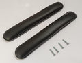 Funda Universal para Brazo de 14” para Sillas de Ruedas y Transportadoras, Repuesto de Vinil (1 Par, Negro) - imagen 1