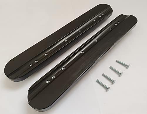 Funda Universal para Brazo de 14” para Sillas de Ruedas y Transportadoras, Repuesto de Vinil (1 Par, Negro) - imagen 2