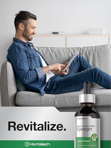 Suplemento de Hierba Eyebright Horbäach | 2 fl oz | Extracto Líquido Super Concentrado | Sin Alcohol, Vegetariano, No OGM, Sin Gluten - imagen 6