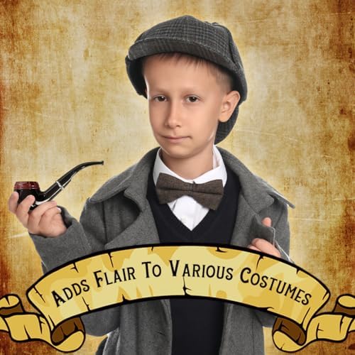 Pipa de Humo Falsa Kangaroo de 5.5 Pulgadas Negra - Accesorio de Disfraz de Capitán para Hugh Hefner - Pipa de Juguete para Fiesta de Año Nuevo - imagen 5