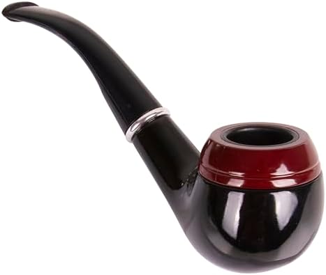 Pipa de Humo Falsa Kangaroo de 5.5 Pulgadas Negra - Accesorio de Disfraz de Capitán para Hugh Hefner - Pipa de Juguete para Fiesta de Año Nuevo - imagen 6