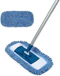 Mopa de Polvo MAVRIZ para Piso de Madera, Lavable, Húmeda y Seca, Mango de 58, Mop de Microfibra Rotativa 360° para Pisos de Madera, Laminado y - imagen 1