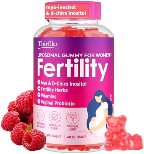 Suplementos de Fertilidad para Mujeres, Vitaminas Prenatales con Myo-Inositol y D-Chiro Inositol, Folato, Hierbas, para Balance Hormonal y Cuidado - imagen 1