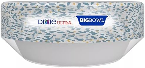 Tazón Desechable de Papel Impreso Georgia Pacific Big Bowl, 34 oz, Paquete de 34 Unidades - imagen 3