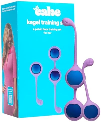 Set de Entrenamiento Kegel Hello Cake para Mujeres - Incluye 3 Bolas de Acero Inoxidable con Fundas de Silicón para Ejercicios de Suelo Pélvico - - imagen 1