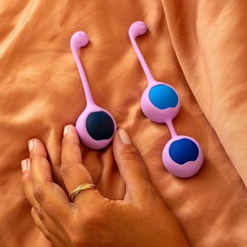 Set de Entrenamiento Kegel Hello Cake para Mujeres - Incluye 3 Bolas de Acero Inoxidable con Fundas de Silicón para Ejercicios de Suelo Pélvico - - imagen 4