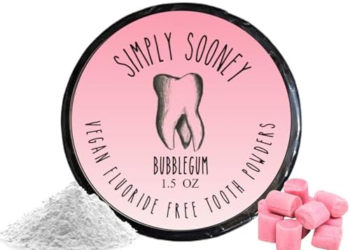 Polvo Dental Mineral Remineralizante Vegano Simply Sooney I Fórmula de Chicle para Niños I Ingredientes Naturales I Dientes Más Fuertes 1.5oz - imagen 2